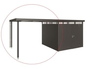DODATKI ZA KOVINSKE HIKE BIOHORT STRANSKI NADSTREEK HIGHLINE H4 TEMNO SIVA